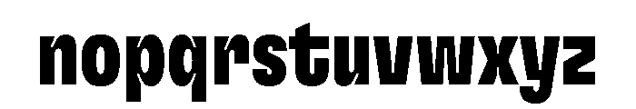 GTFlexa CmBl Font LOWERCASE