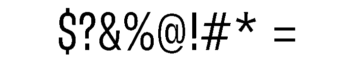 GTFlexa CmLt Font OTHER CHARS