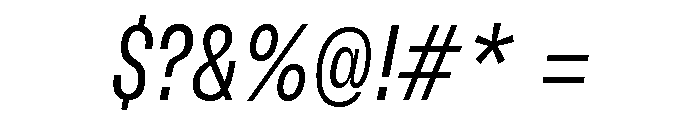 GTFlexa CmLtIt 2 Font OTHER CHARS