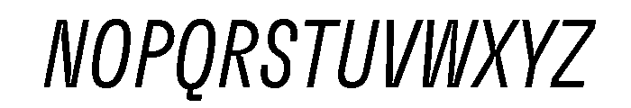 GTFlexa CmLtIt 2 Font UPPERCASE