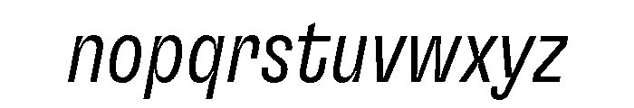 GTFlexa CmLtIt 2 Font LOWERCASE