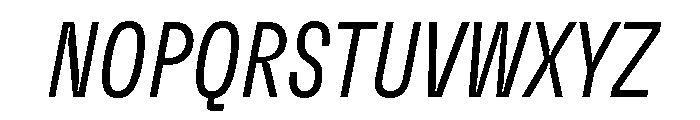 GTFlexa CmLtIt Font UPPERCASE