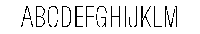 GTFlexa CmLz Font UPPERCASE