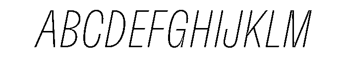 GTFlexa CmLzIt Font UPPERCASE