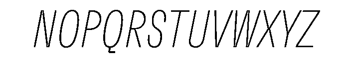 GTFlexa CmLzIt Font UPPERCASE