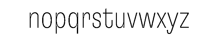 GTFlexa CmLz Font LOWERCASE