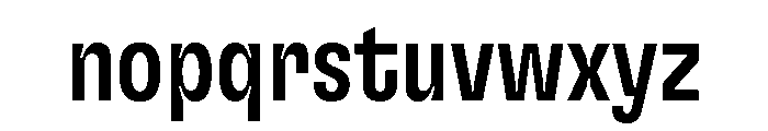 GTFlexa CmMd 2 Font LOWERCASE