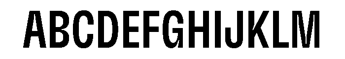 GTFlexa CmMd Font UPPERCASE