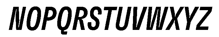 GTFlexa CmMdIt 2 Font UPPERCASE