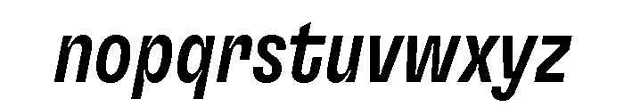 GTFlexa CmMdIt 2 Font LOWERCASE