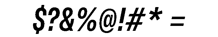 GTFlexa CmMdIt Font OTHER CHARS