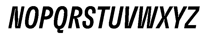 GTFlexa CmMdIt Font UPPERCASE