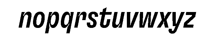 GTFlexa CmMdIt Font LOWERCASE