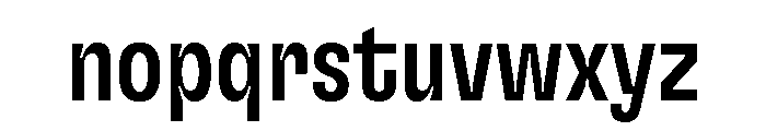 GTFlexa CmMd Font LOWERCASE