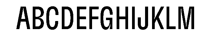 GTFlexa CmRg Font UPPERCASE