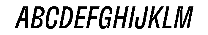 GTFlexa CmRgIt Font UPPERCASE