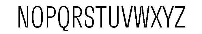 GTFlexa CmTh Font UPPERCASE