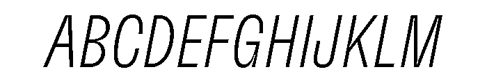 GTFlexa CmThIt 2 Font UPPERCASE