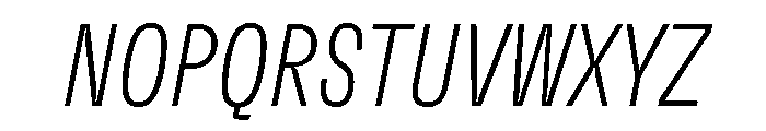 GTFlexa CmThIt Font UPPERCASE