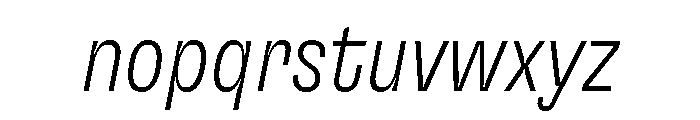 GTFlexa CmThIt Font LOWERCASE