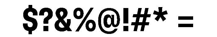 GTFlexa CnBd Font OTHER CHARS