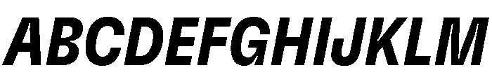 GTFlexa CnBdIt 2 Font UPPERCASE