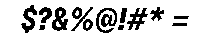 GTFlexa CnBdIt Font OTHER CHARS