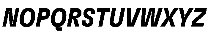 GTFlexa CnBdIt Font UPPERCASE