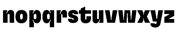 GTFlexa CnBl Font LOWERCASE