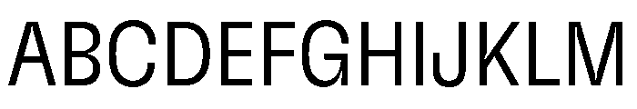 GTFlexa CnLt Font UPPERCASE