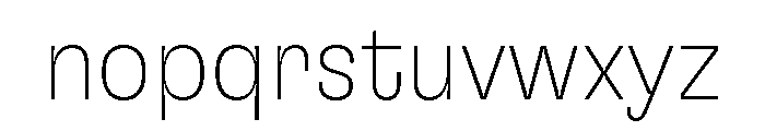 GTFlexa CnLz 2 Font LOWERCASE