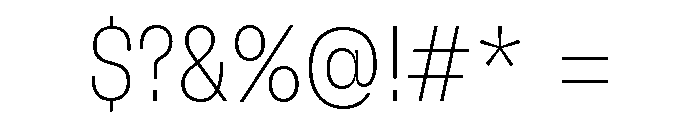 GTFlexa CnLz Font OTHER CHARS