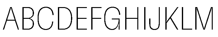 GTFlexa CnLz Font UPPERCASE