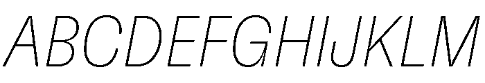 GTFlexa CnLzIt 2 Font UPPERCASE