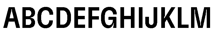 GTFlexa CnMd 2 Font UPPERCASE