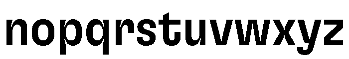 GTFlexa CnMd 2 Font LOWERCASE