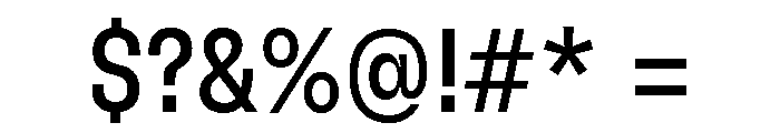 GTFlexa CnRg 2 Font OTHER CHARS