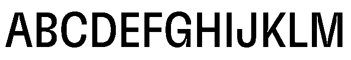 GTFlexa CnRg Font UPPERCASE