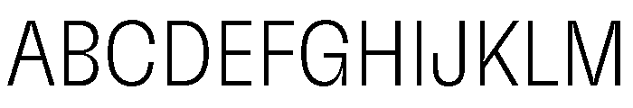 GTFlexa CnTh Font UPPERCASE