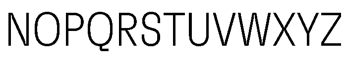 GTFlexa CnTh Font UPPERCASE