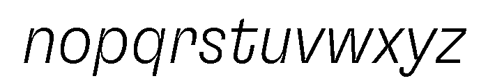 GTFlexa CnThIt Font LOWERCASE