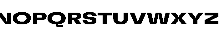 GTFlexa ExpBd Font UPPERCASE