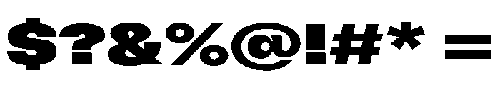 GTFlexa ExpBl Font OTHER CHARS