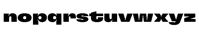 GTFlexa ExpBl Font LOWERCASE