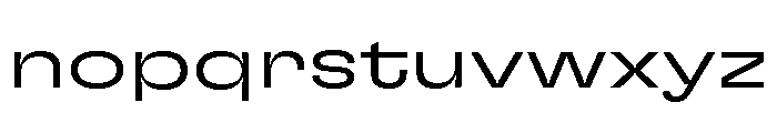 GTFlexa ExpLt 2 Font LOWERCASE