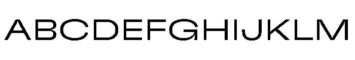 GTFlexa ExpLt Font UPPERCASE