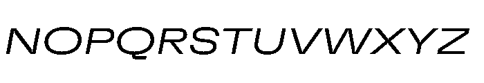 GTFlexa ExpLtIt 2 Font UPPERCASE