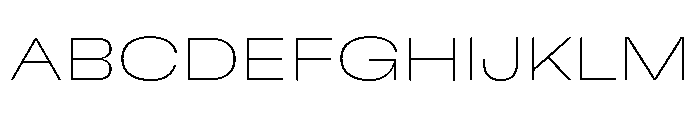 GTFlexa ExpLz 2 Font UPPERCASE