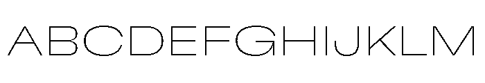 GTFlexa ExpLz Font UPPERCASE