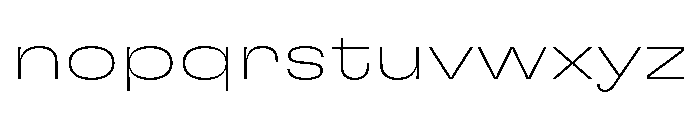 GTFlexa ExpLz Font LOWERCASE